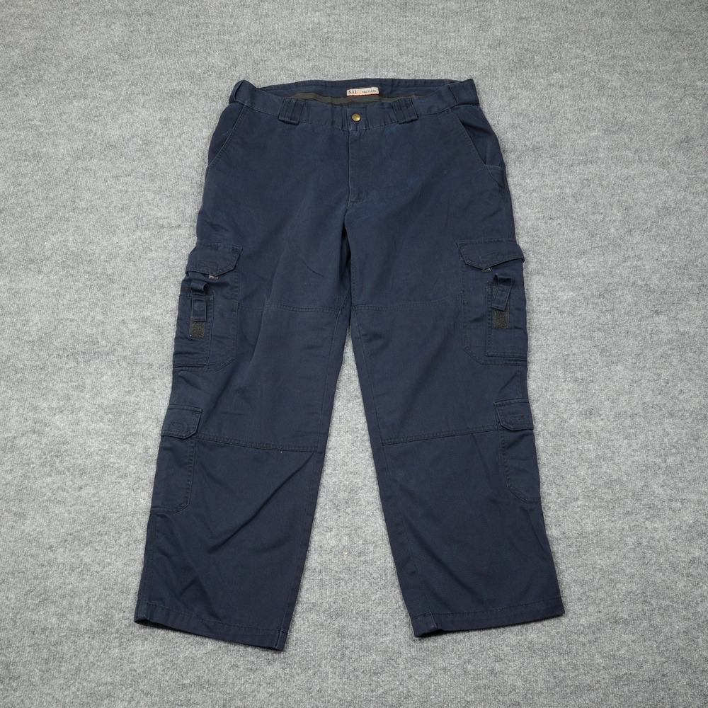 5.11 Tactical Jeans Mens 40x30 Navy Blue Cargo Utility Pants 74310 EMS Regular
